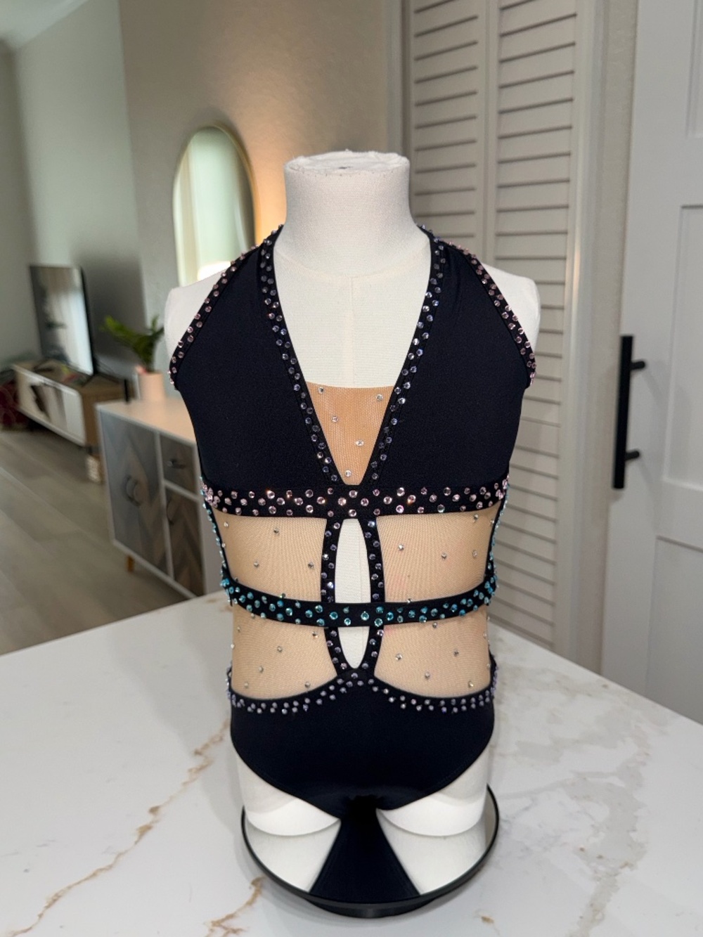 Semi Custom LA Designs Black Leotard Size Child XS